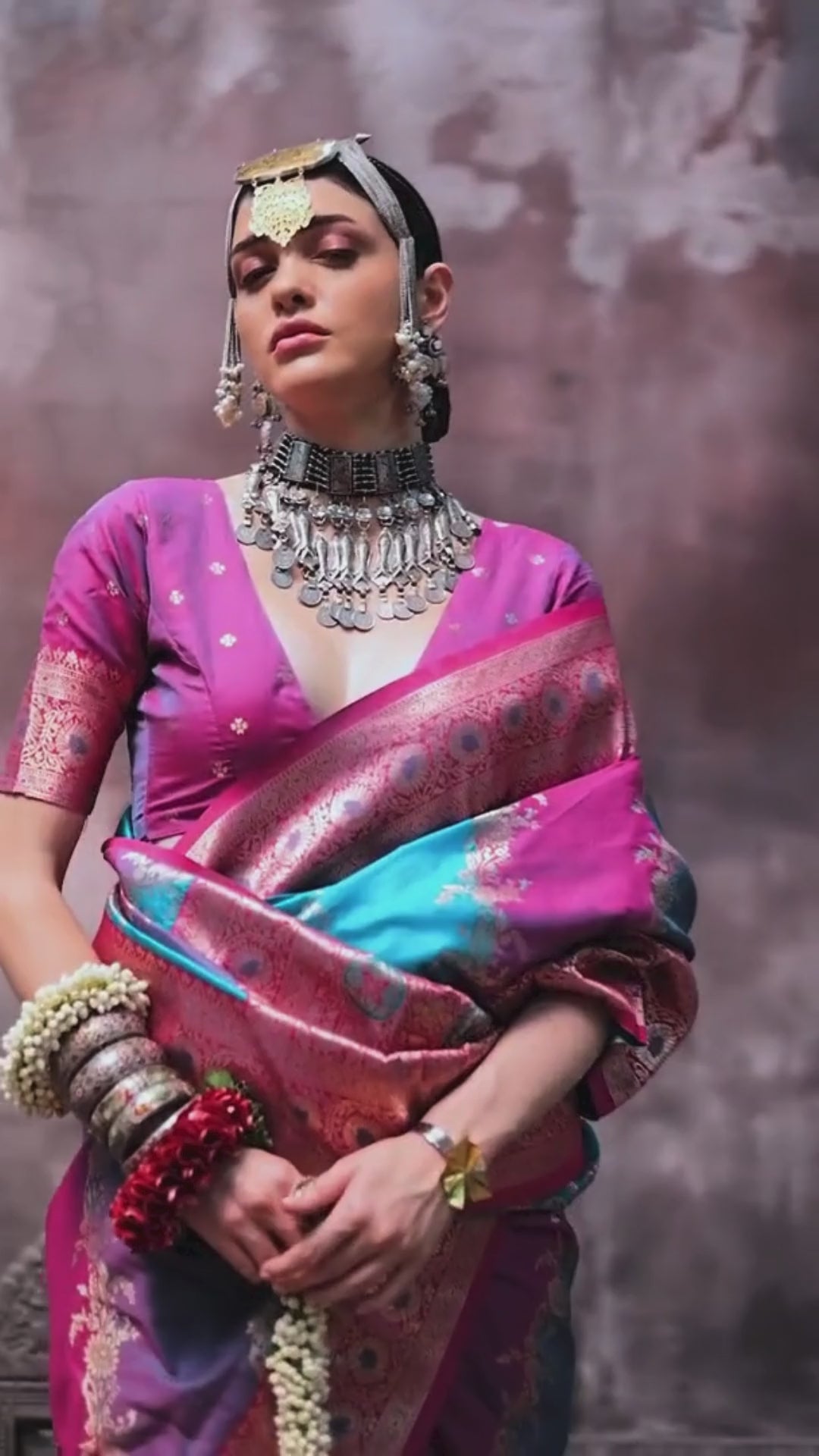 Bridal Banarasi Silk Saree Online-STORI