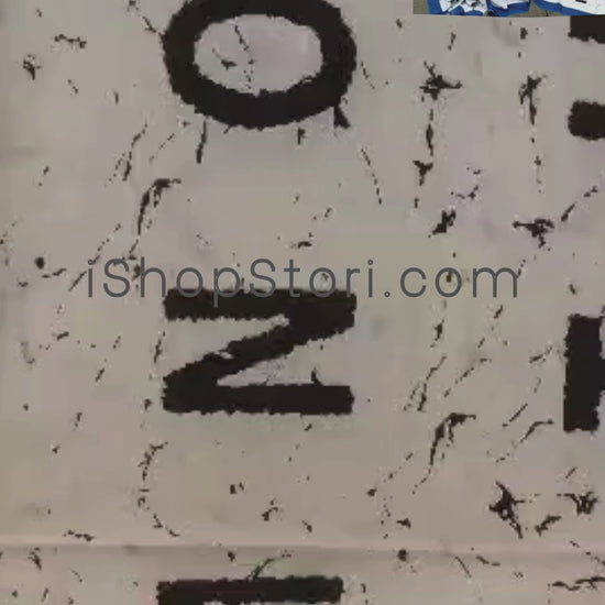 Alphabets Printed Handloom Cotton Mulmul Saree