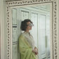 Pastel Green  Woven Zari Border Chiffon Saree