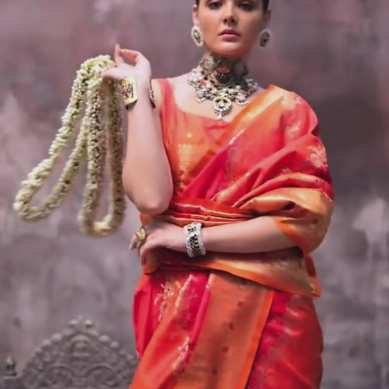 Bridal Banarasi Silk Saree Online-STORI