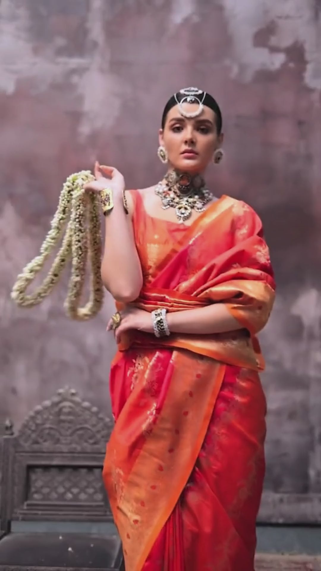 Bridal Banarasi Silk Saree Online-STORI