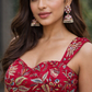 Bhoomi Sleeveless Georgette Blouse With Silk Thread Embroidery