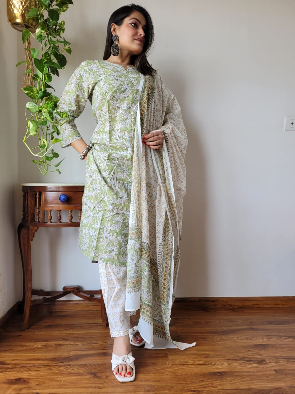 Shop Green Suit Set Online-STORI