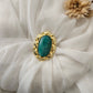 Green Opal Finger Ring
