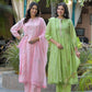 Pastel Pink Mul Cotton Salwar Suit