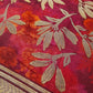 Pink Floral Soft Georgette Saree