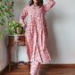 Shop Peach Nyra Cut Cotton Kurti Set
