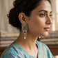 Yashika Silver Lookalike Statement Earrings