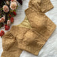 Hakoba Pure Cotton Solid Color Blouse With Puff Sleeves