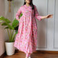 Shop Pink Nyra Cut Cotton Kurti Set