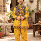 Traditional Yellow Gujarati Kedia Dress for Boys