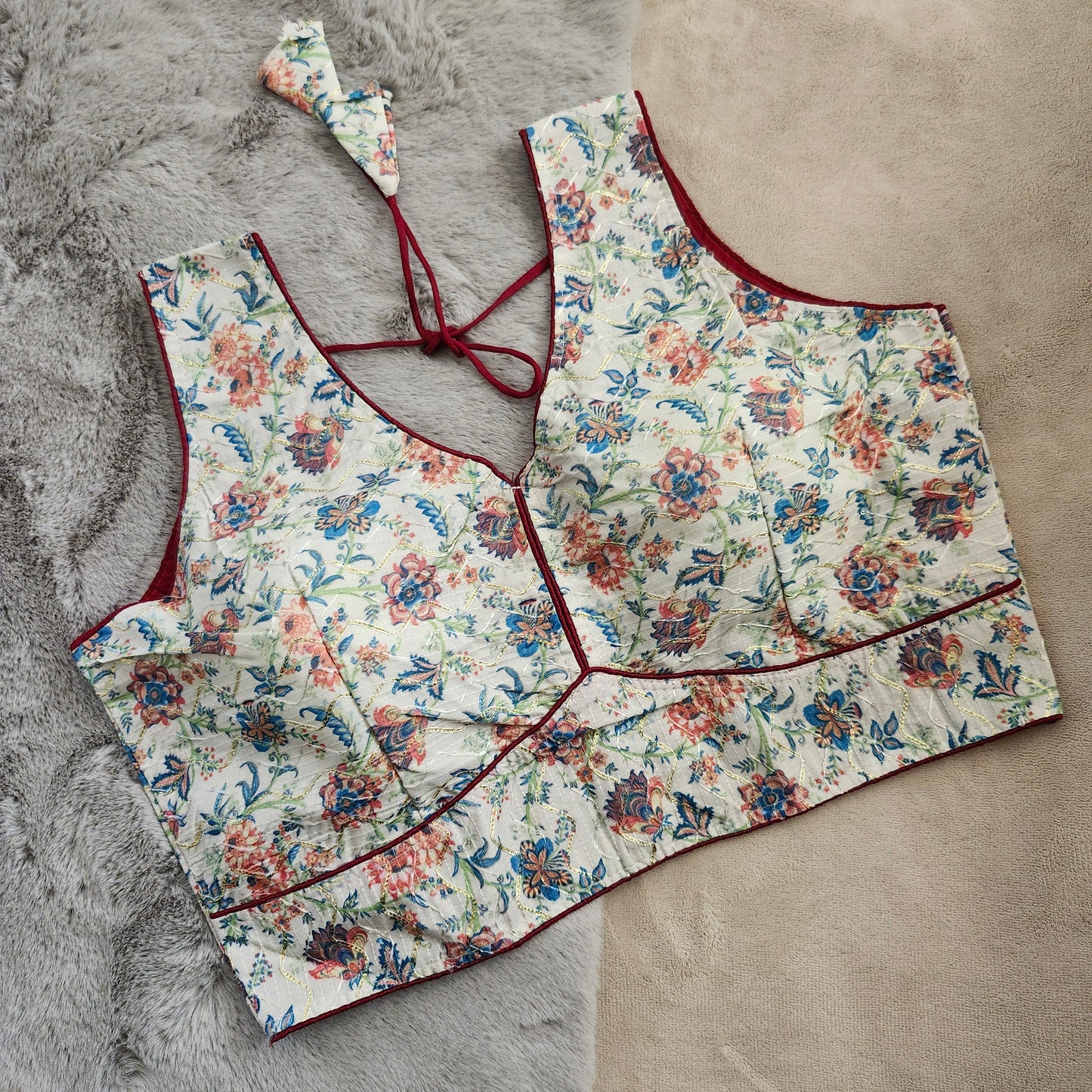 Shop Floral Print Cotton Blouses Online - STORI