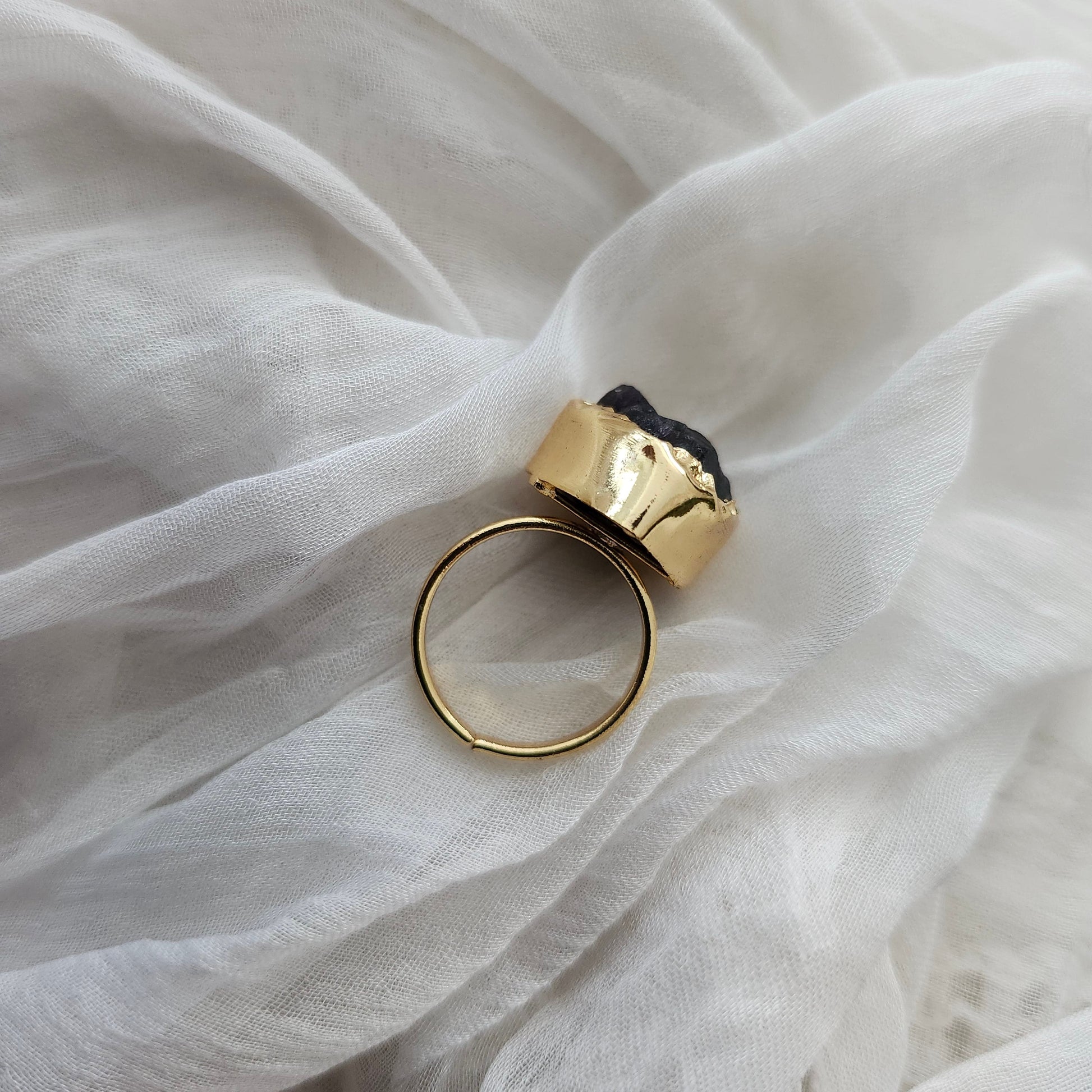Shop Gemstone Golden Finger Rings Online- STORI