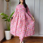 Shop Pink Nyra Cut Cotton Kurti Set