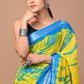 Buy Yellow Linen Saree Online-STORI