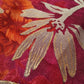 Pink Floral Soft Georgette Saree