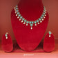 Rutuja Studded Stone Oxidised Necklace Set
