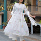 Snow White Mul Cotton Salwar Suit