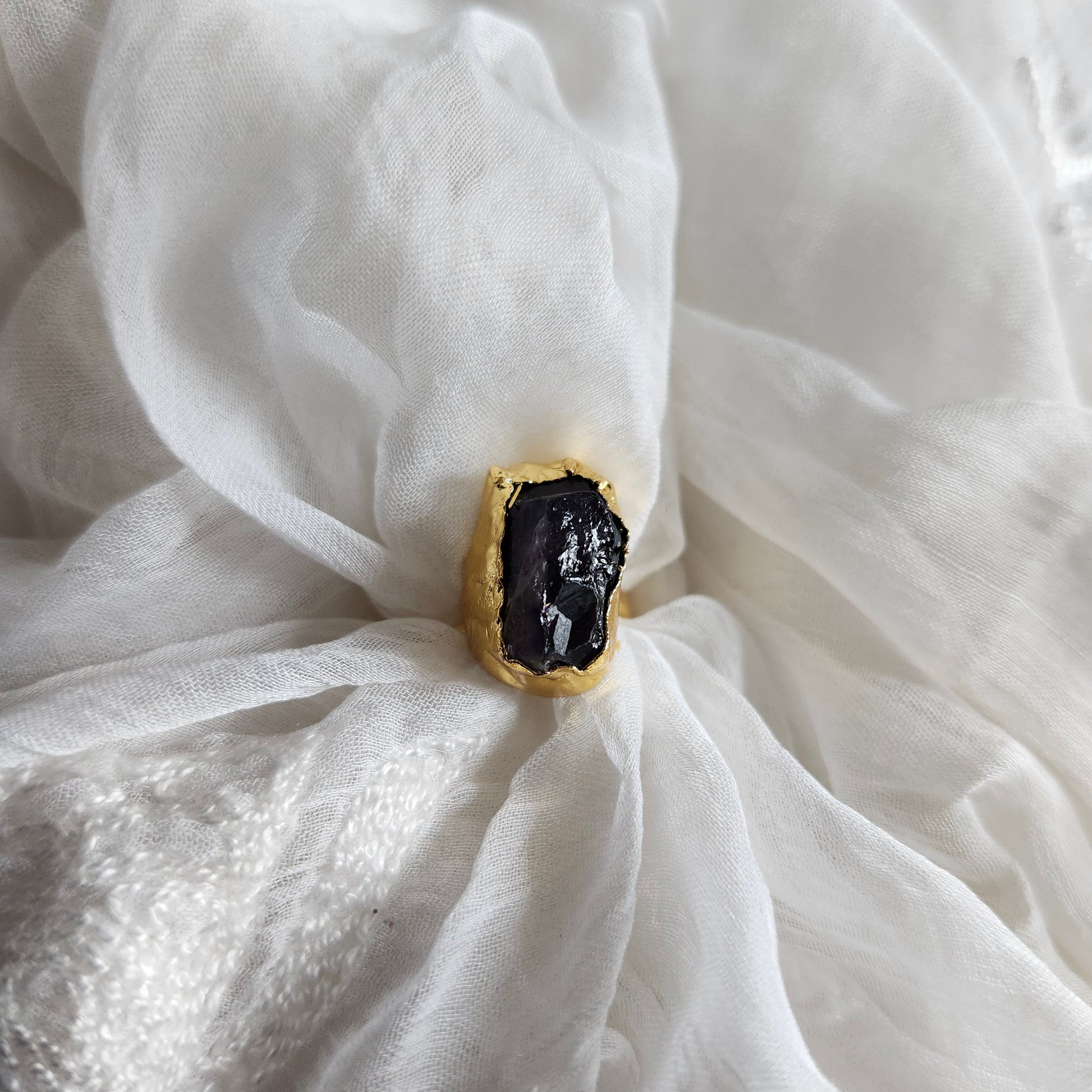 Shop Gemstone Golden Finger Rings Online- STORI