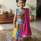 Multicolor Lehenga Choli with Dupatta for Girls