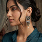 Yashika Silver Lookalike Statement Earrings