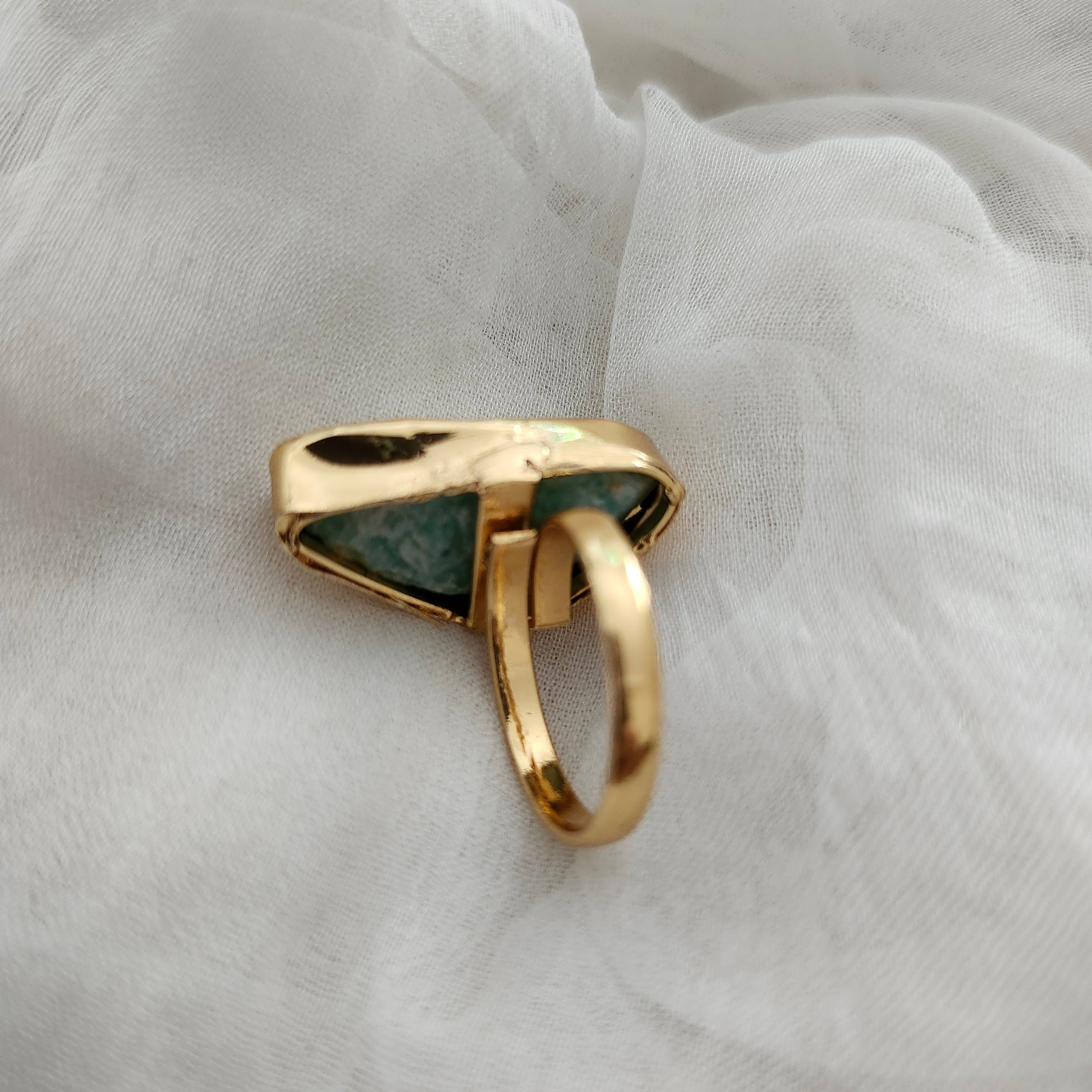 Shop Gemstone Golden Finger Rings Online- STORI