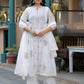 Snow White Mul Cotton Salwar Suit