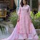 Pastel Pink Mul Cotton Salwar Suit