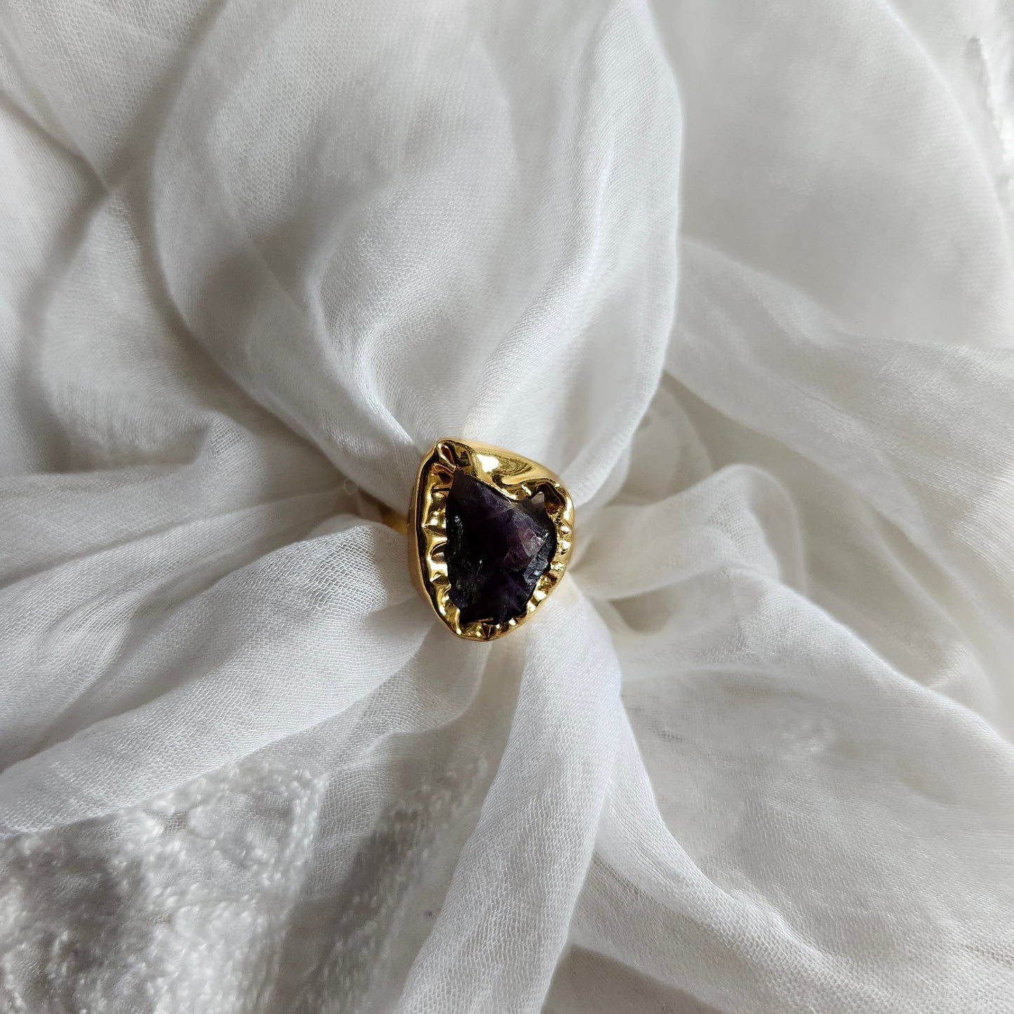Shop Gemstone Golden Finger Rings Online- STORI