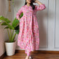 Shop Pink Nyra Cut Cotton Kurti Set