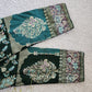 Shop Green Readymade Banarasi Long Sleeves Blouse Online - STORI
