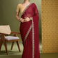 Buy Maroon  Partywear Sarees Online at STORI