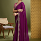 Buy Purple Partywear Sarees Online at STORI