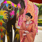 Rose Red Kanjivaram Silk Saree