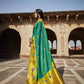 Shamrock Green Paithani Saree With Designer Blouse