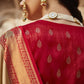 Fawn Brown Silk Saree With Designer Blouse