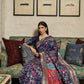 Admiral Blue Kashmiri Kani Jamewar Saree
