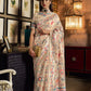 Pearl White Kashmiri Kani Jamewar Saree