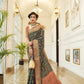 Seaweed Green Weaved Patola Silk Saree