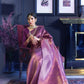 Wine Purple Kanjivaram Silk Saree
