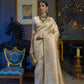 Golden Kanjivaram Silk Saree