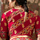 Fawn Brown Silk Saree With Designer Blouse