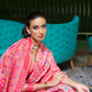 Bright Pink Kashmiri Weaved Jamewar Saree