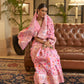 Lemonade Pink Kashmiri Kani Jamewar Saree