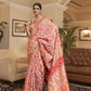 Apricot Peach Kashmiri Kani Jamewar Saree