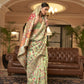 Bright Green Kashmiri Kani Jamewar Saree
