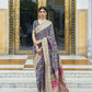 Slate Grey Kashmiri Kani Jamewar Saree
