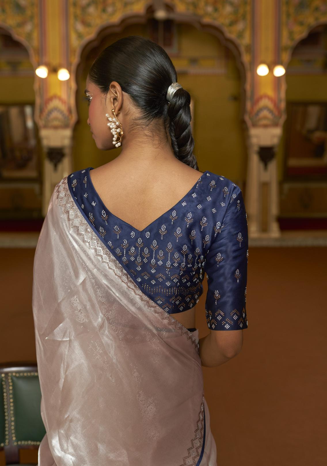 Shop Pure Banarasi Handloom Pink Tissue Silk Saree Designs Online – Sunasa