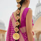 Rani Pink Banarasi Handloom Silk Saree