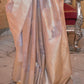 Spun Pearl Woven Zari Silk Saree